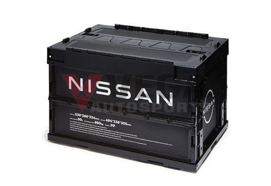 Genuine Nissan Merchandise 50L Container Crate - Black Kwa6A-00T30