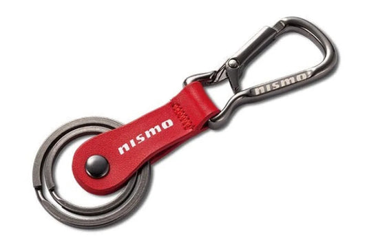 Genuine Nissan Merchandise Carabiner Keyring Double Red