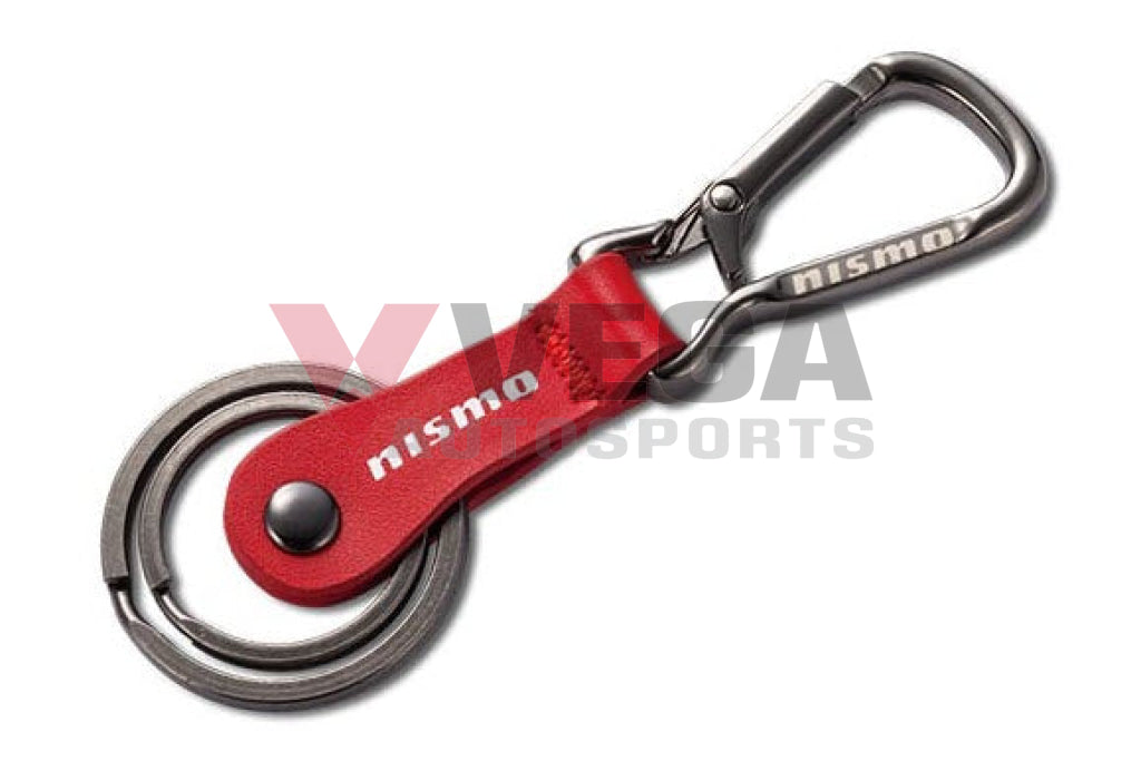 Genuine Nissan Merchandise Carabiner Keyring Double Red