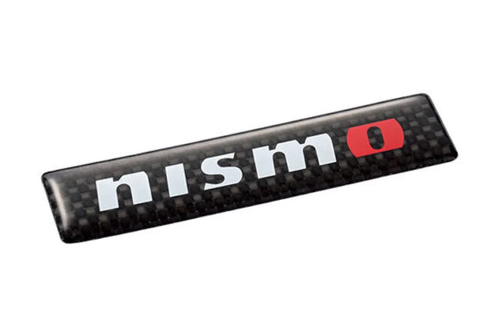 Genuine Nissan Merchandise Nismo Carbon Logo Decal (Current Logo) Emblems Badges And Decals