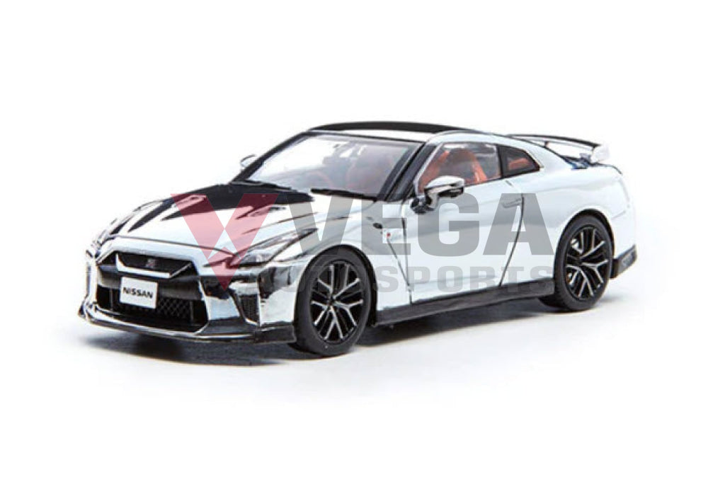 Genuine Nissan Merchandise R35 Gtr - Chrome 1:43 Scale Model Kwam0-02173