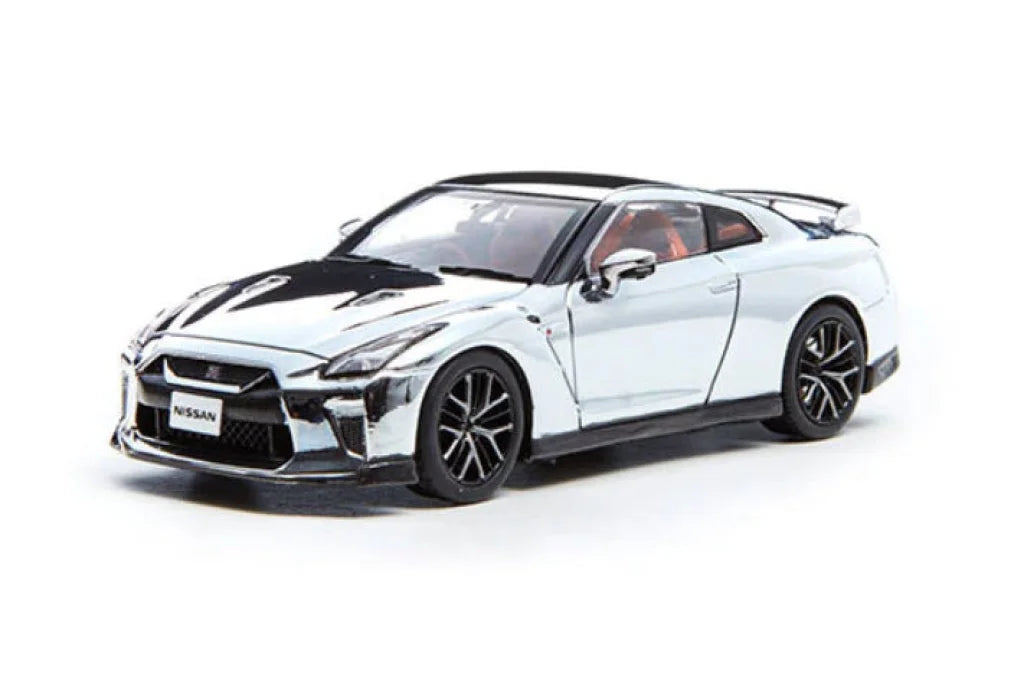 Genuine Nissan Merchandise R35 Gtr - Chrome 1:43 Scale Model Kwam0-02173