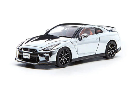 Genuine Nissan Merchandise R35 Gtr - Chrome 1:43 Scale Model Kwam0-02173