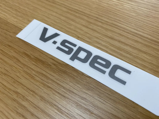 Genuine Nissan V-Spec Rear Trunk Decal to suit Nissan Skyline R33 GTR - Vega Autosports