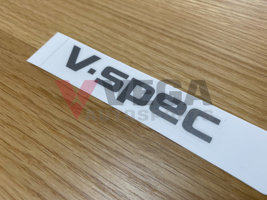 Genuine Nissan V-Spec Rear Trunk Decal to suit Nissan Skyline R33 GTR - Vega Autosports