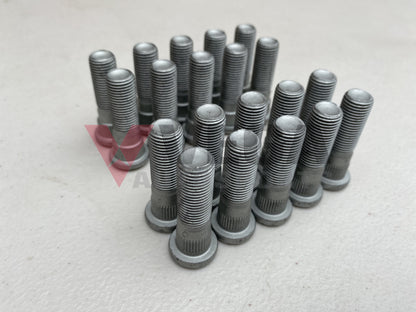 Genuine Nissan Wheel Stud Set (20 pieces) to suit Nissan Skyline R32 / R33 / R34 (All), Silvia S13 / S14 / S15, 180SX, 300ZX Z32 - Vega Autosports