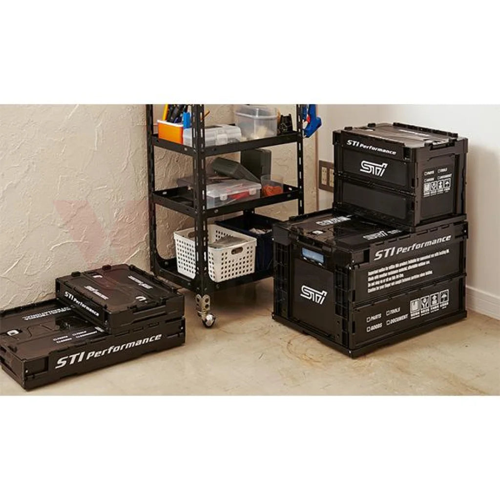 Genuine Subaru Folding Container 20L - Black - Vega Autosports