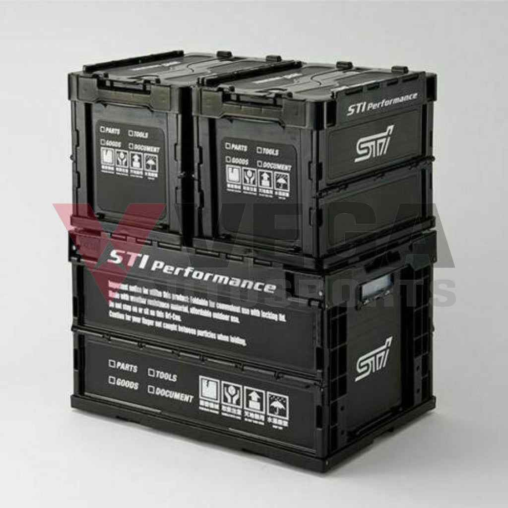 Genuine Subaru Folding Container 20L - Black - Vega Autosports
