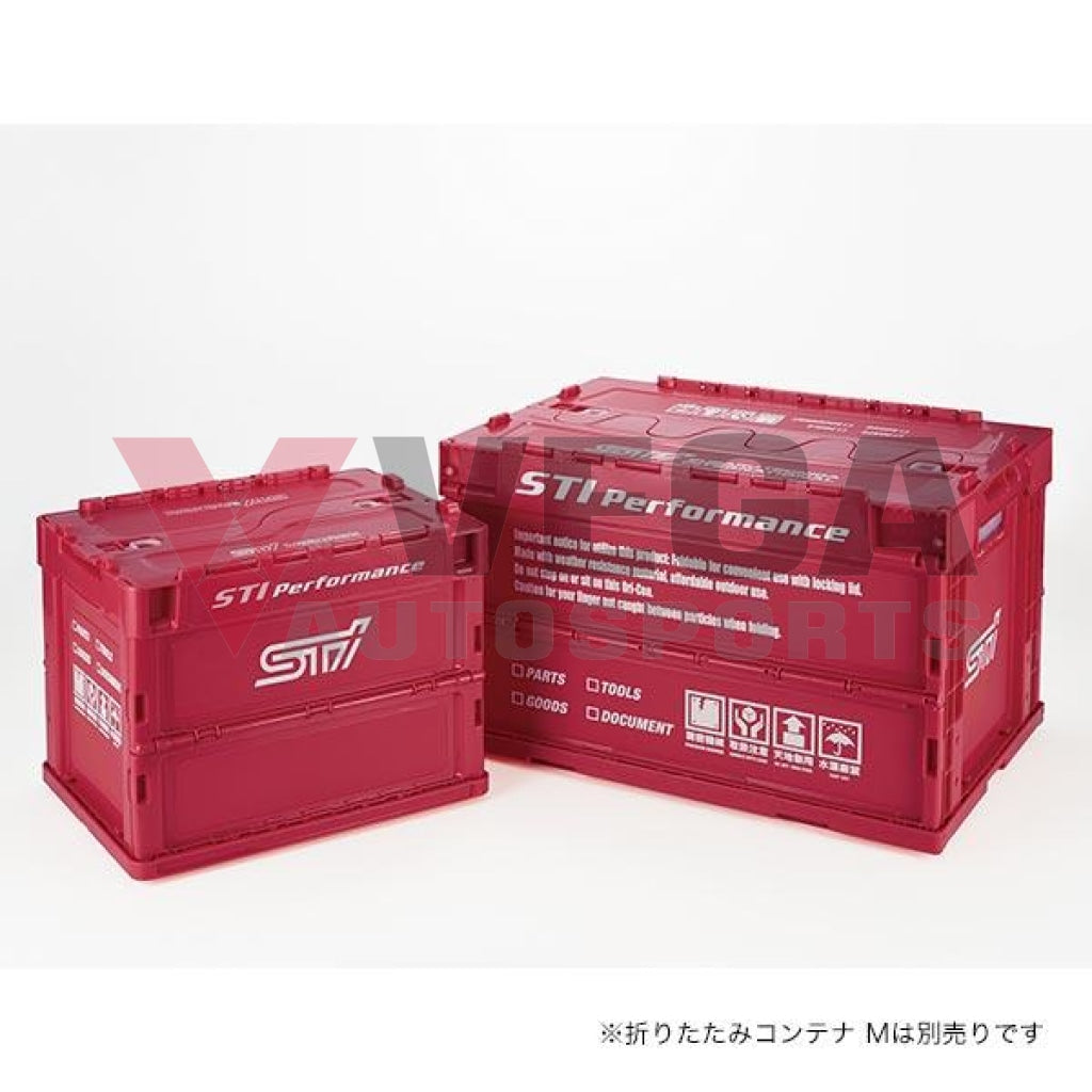 Genuine Subaru Folding Container 20L CHERRY RED ver. - Vega Autosports