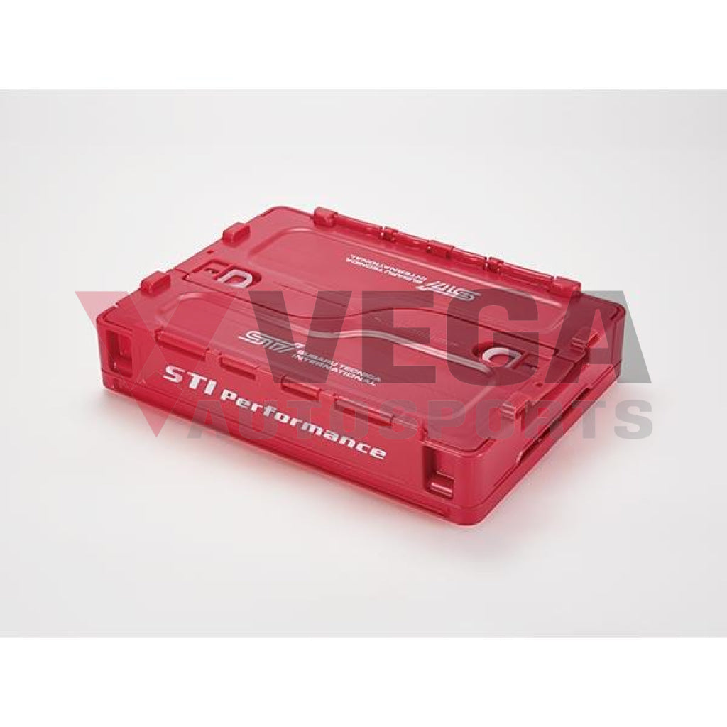 Genuine Subaru Folding Container 20L CHERRY RED ver. - Vega Autosports