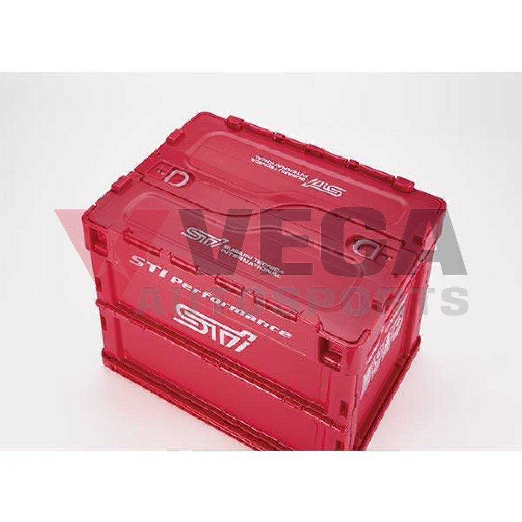 Genuine Subaru Folding Container 20L CHERRY RED ver. - Vega Autosports