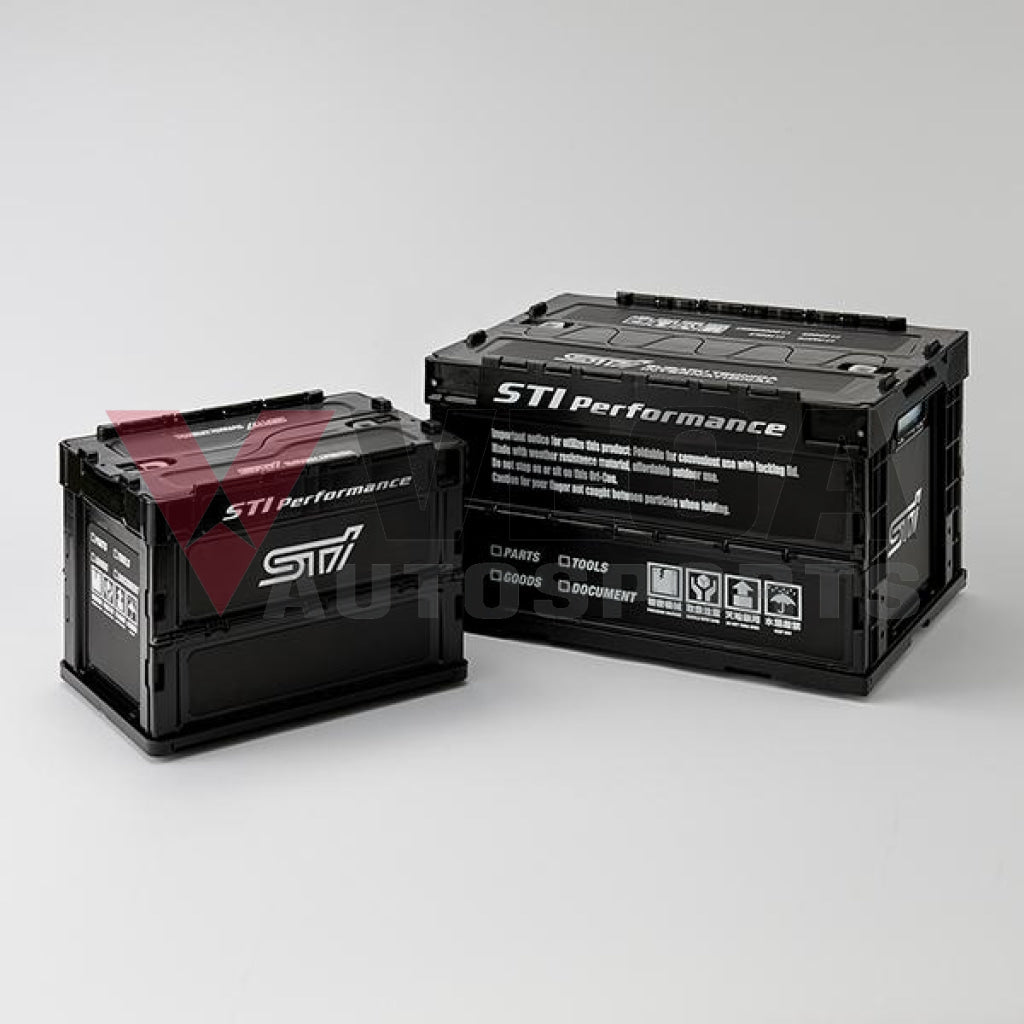 Genuine Subaru Folding Container 50L - Black - Vega Autosports