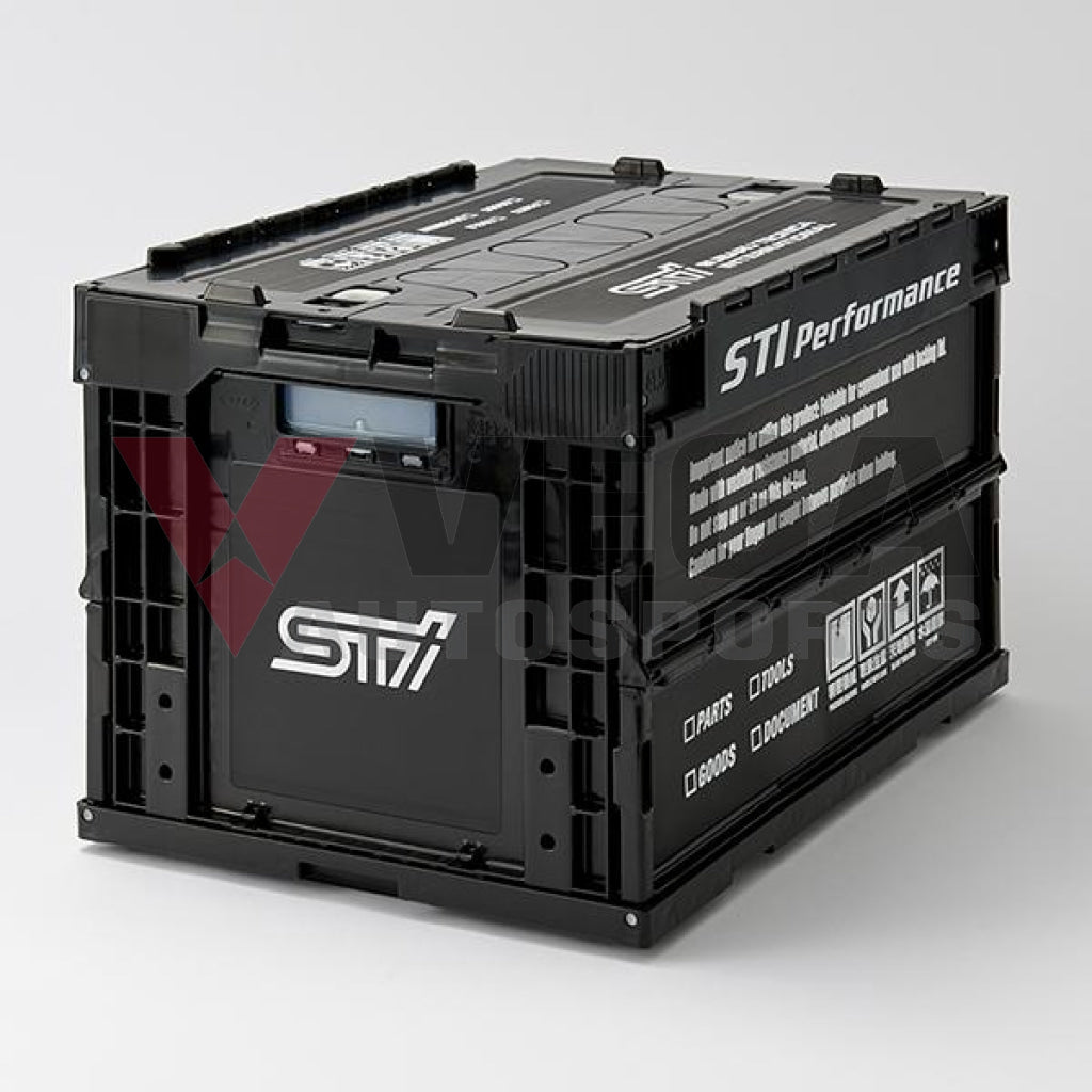 Genuine Subaru Folding Container 50L - Black - Vega Autosports