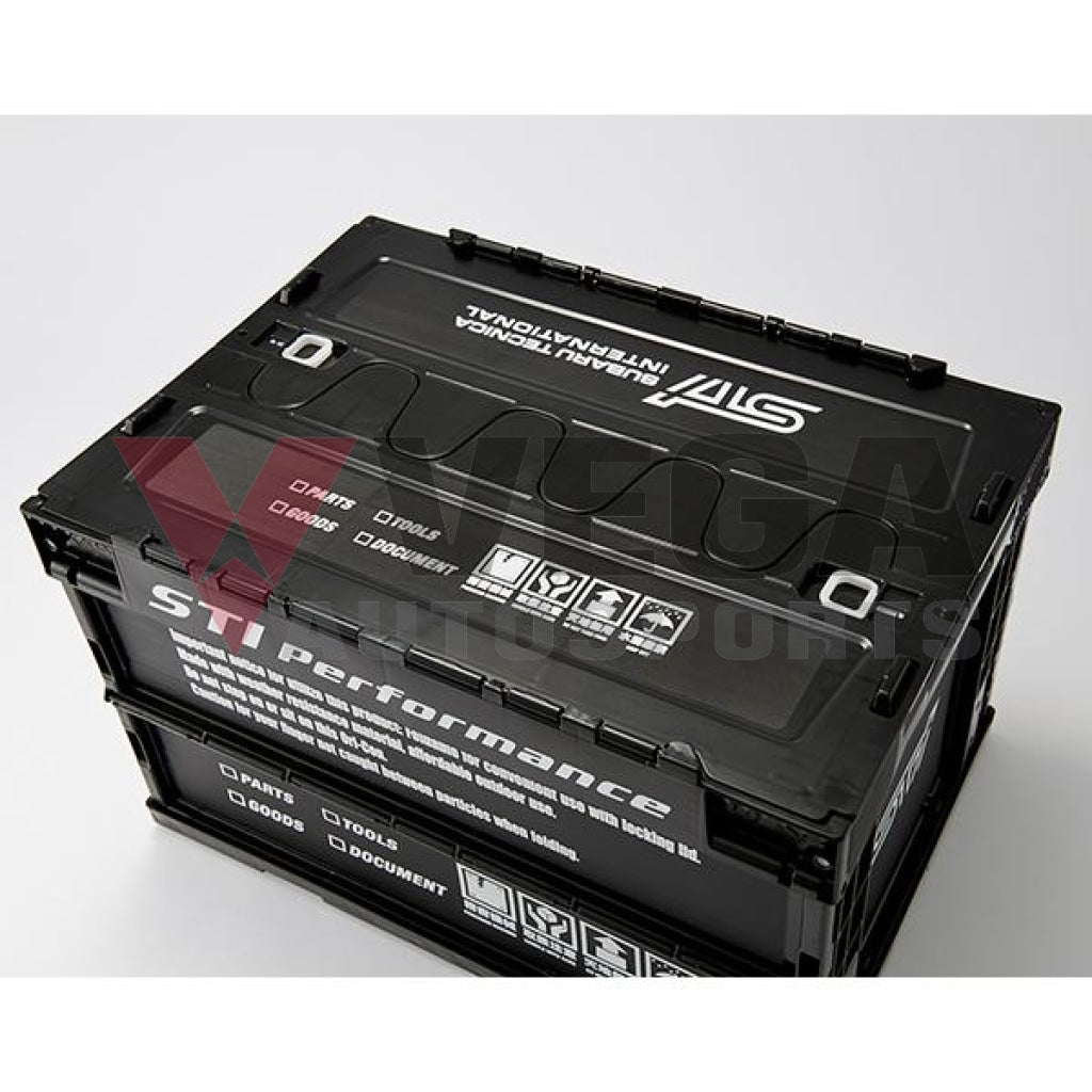 Genuine Subaru Folding Container 50L - Black - Vega Autosports
