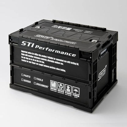 Genuine Subaru Folding Container 50L - Black - Vega Autosports