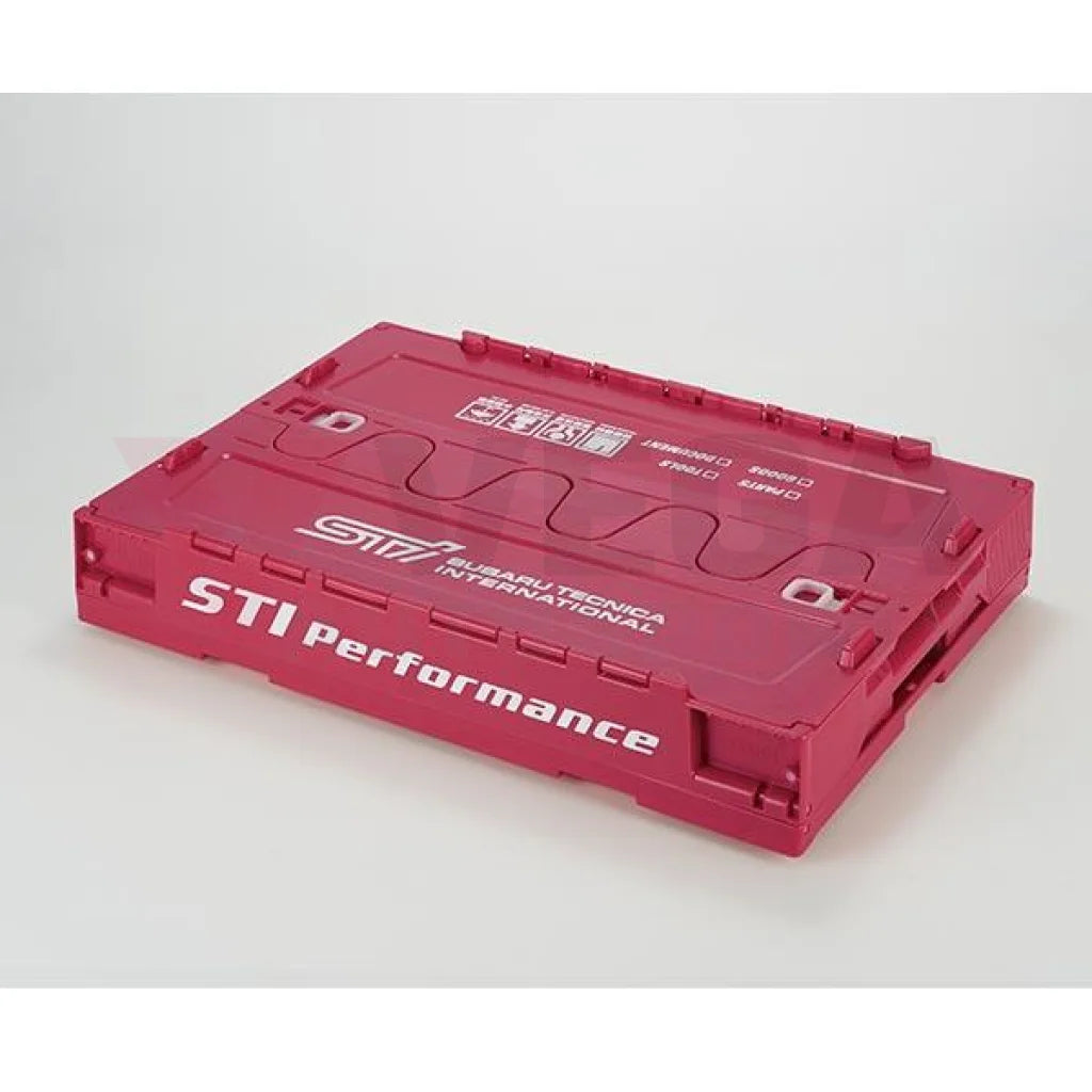 Genuine Subaru Folding Container 50L CHERRY RED ver. - Vega Autosports