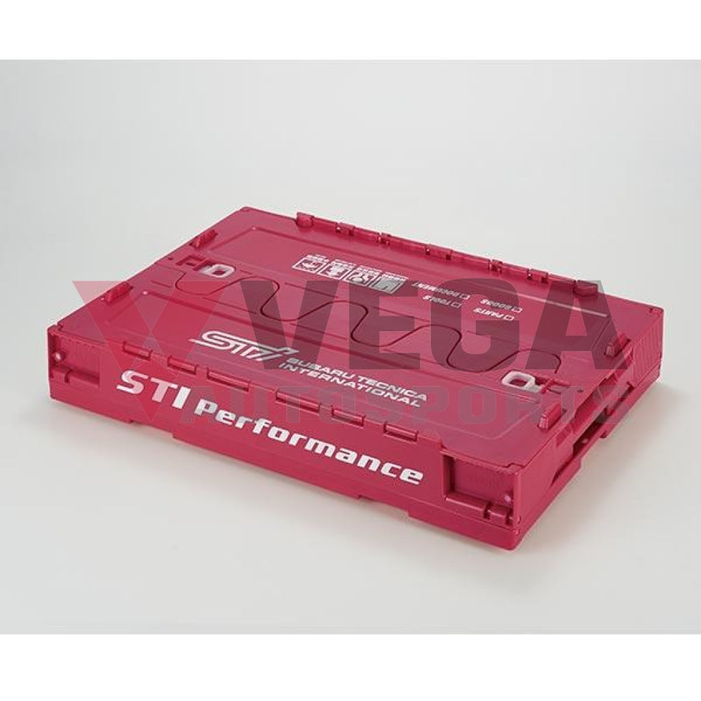 Genuine Subaru Folding Container 50L CHERRY RED ver. - Vega Autosports