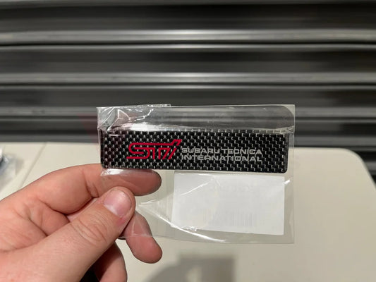 Genuine Subaru Sti Carbon Decal Stsg20100510 Emblems Badges And Decals