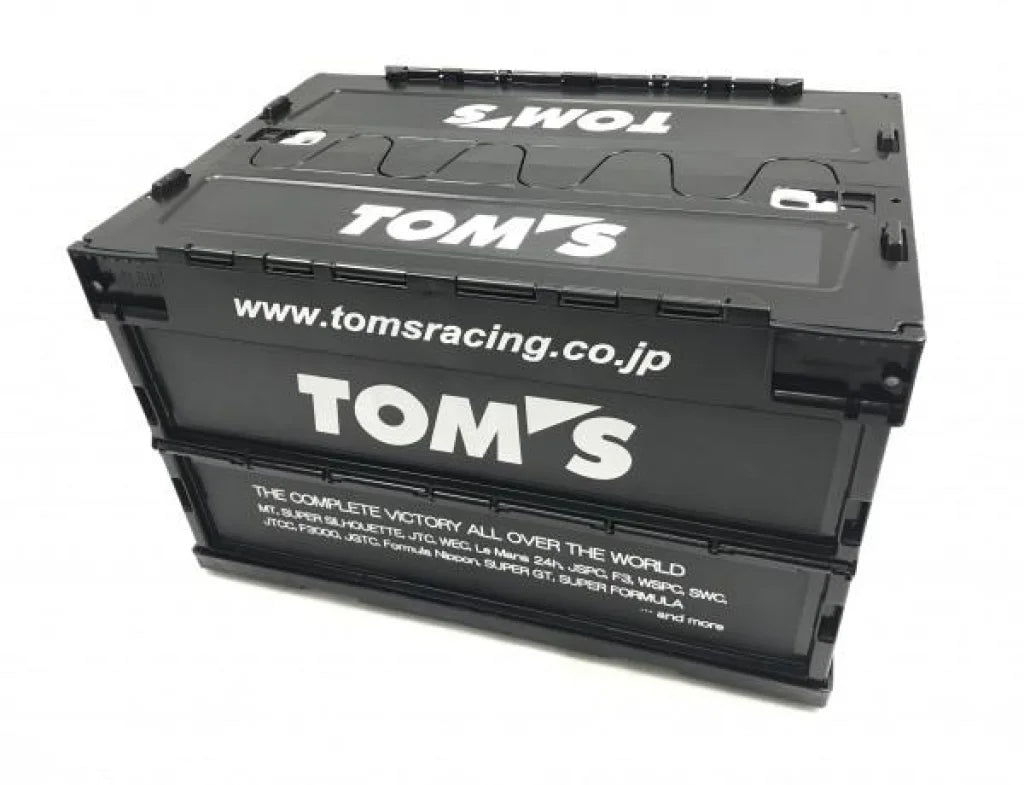 Genuine TOM's Racing Folding Crate - 50L - Vega Autosports