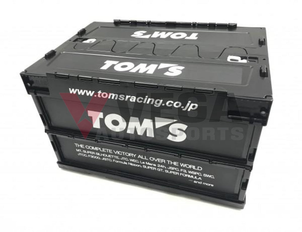 Genuine TOM's Racing Folding Crate - 50L - Vega Autosports