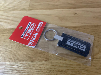 Genuine Trd Carbon & Leather Key Ring Toyota