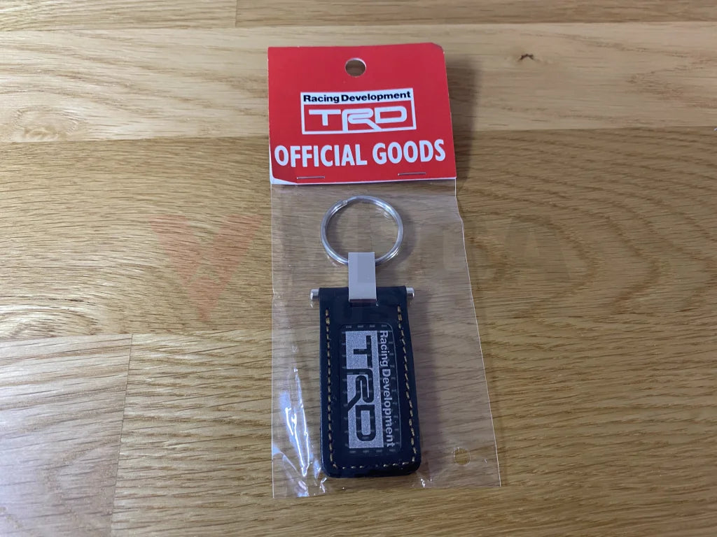 Genuine Trd Carbon & Leather Key Ring Toyota