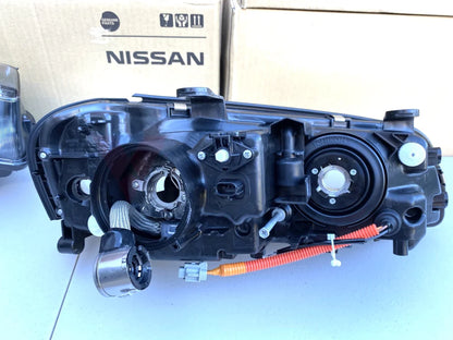 Genuine Xenon Headlight Housing Set to suit Nissan R34 GTR (Early Model) - 99/01 - 00/08 - Vega Autosports