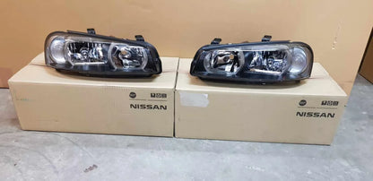 Genuine Xenon Headlight Housing Set to suit Nissan R34 GTR (Early Model) - 99/01 - 00/08 - Vega Autosports