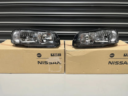Genuine Xenon Headlight Housing Set To Suit Nissan R34 Gtr (Late Model) - 00/08 Onwards Electrical