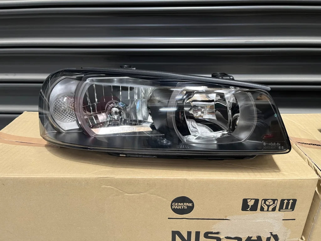 Genuine Xenon Headlight Housing Set To Suit Nissan R34 Gtr (Late Model) - 00/08 Onwards Electrical
