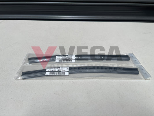 Glass Run Channel B Set (2-piece) to suit Datsun 1200 Sunny Truck B120 10.1989 ~ Onwards 80336-G1901 Body Mouldings