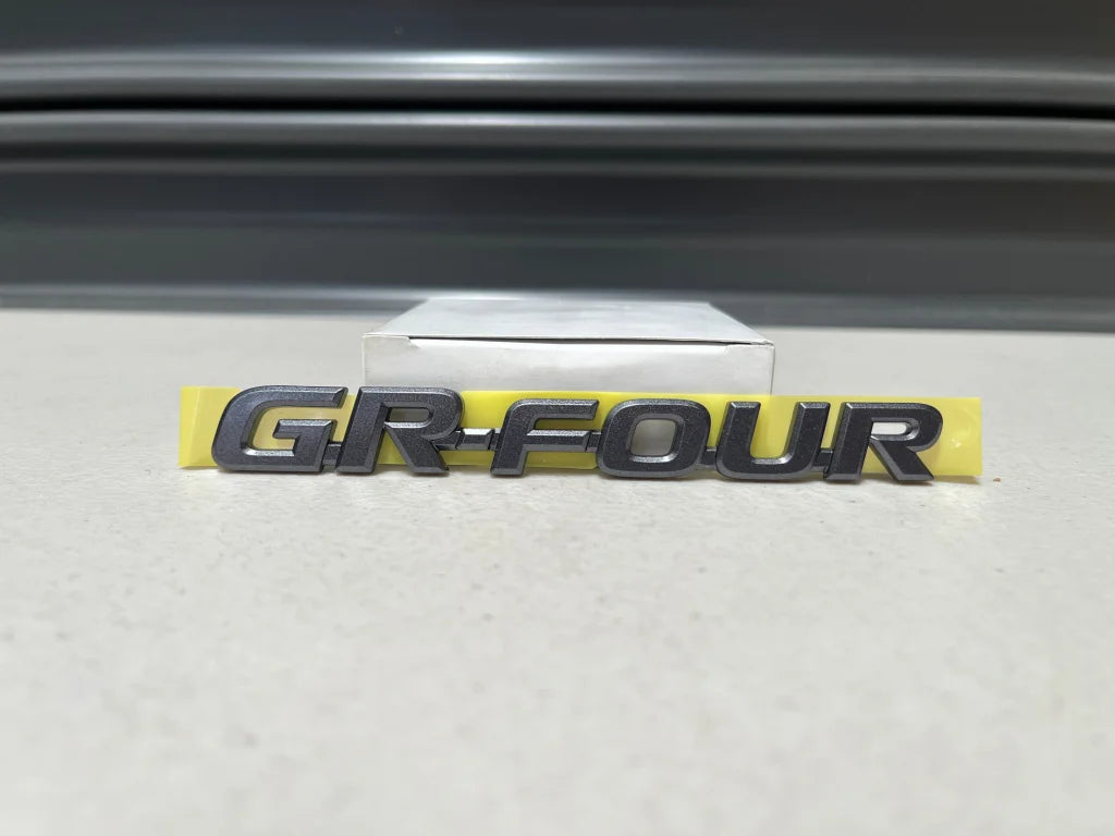 ’Gr-Four’ Emblem To Suit Toyota Gr Yaris Gxpa16 75444 Emblems Badges And Decals
