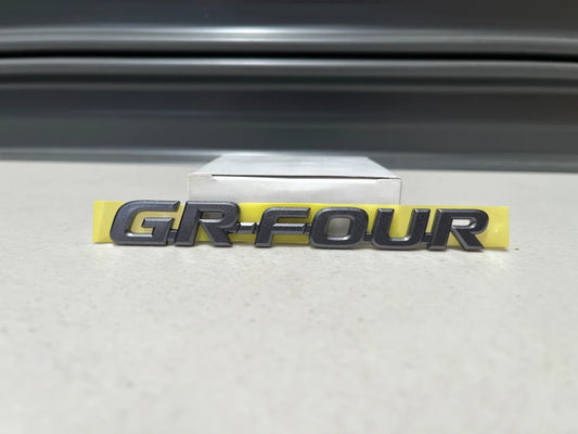 ’Gr-Four’ Emblem To Suit Toyota Gr Yaris Gxpa16 75444 Emblems Badges And Decals