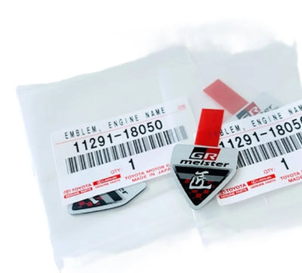 Gr Meister Takumi Engine Decal To Suit Toyota Corolla / Yaris 11291-18050 Emblems Badges And Decals