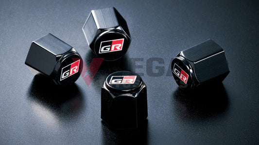 Gr Valve Caps (4-Piece) To Suit Toyota Yaris / Corolla 08457-00090 Wheels