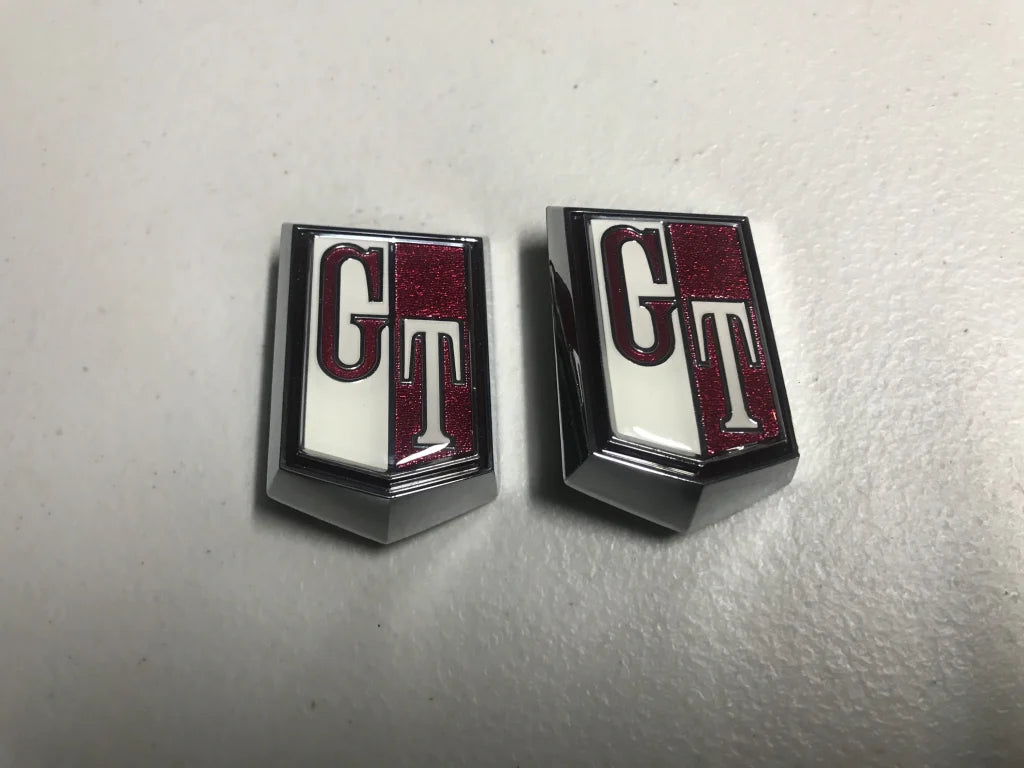 "GT" Fender Emblems to suit Nissan GTR Hakosuka KPGC10 - Vega Autosports