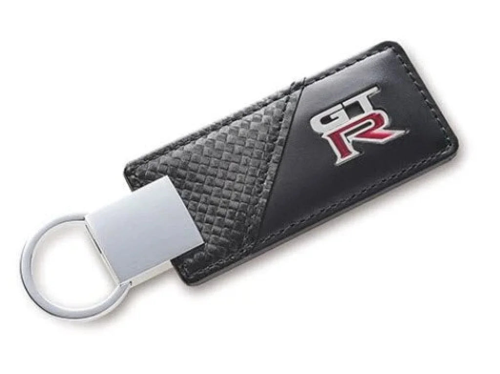 Gt-R Leather Key Ring Kwa10-03N00 Genuine Nissan Merchandise