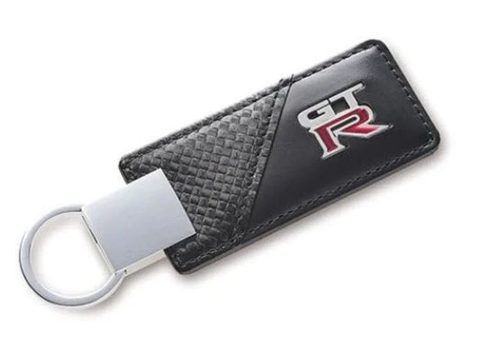 Gt-R Leather Key Ring Kwa10-03N00 Genuine Nissan Merchandise