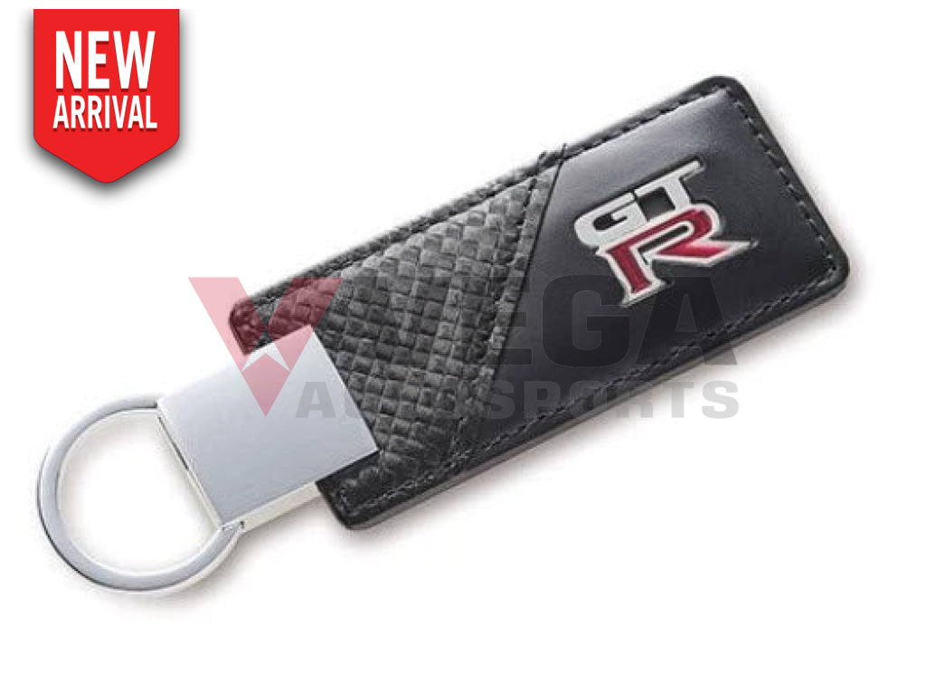 Gt-R Leather Key Ring Kwa10-03N00 Genuine Nissan Merchandise