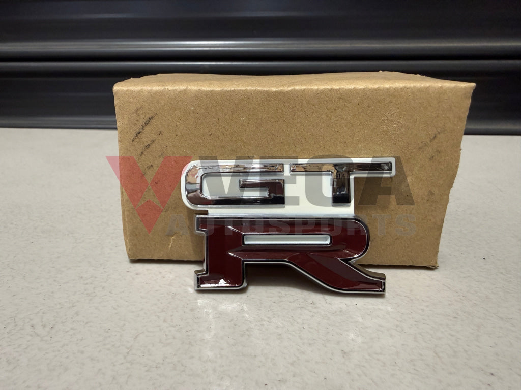 GTR Boot Lid Badge (Replica) to suit Nissan Skyline R32 GTR (Crystal White 324) Emblems Badges and Decals