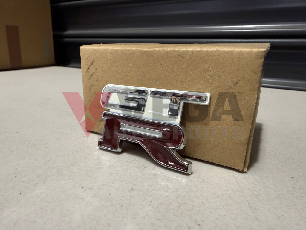 GTR Boot Lid Badge (Replica) to suit Nissan Skyline R32 GTR (Crystal White 324) Emblems Badges and Decals