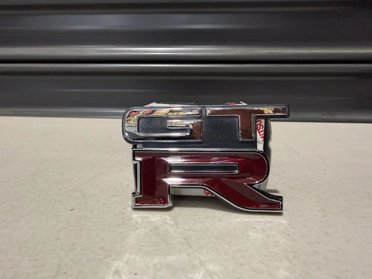 GTR Boot Lid Badge (Replica) to suit Nissan Skyline R32 GTR (Gunmetal Grey KH2) - Vega Autosports
