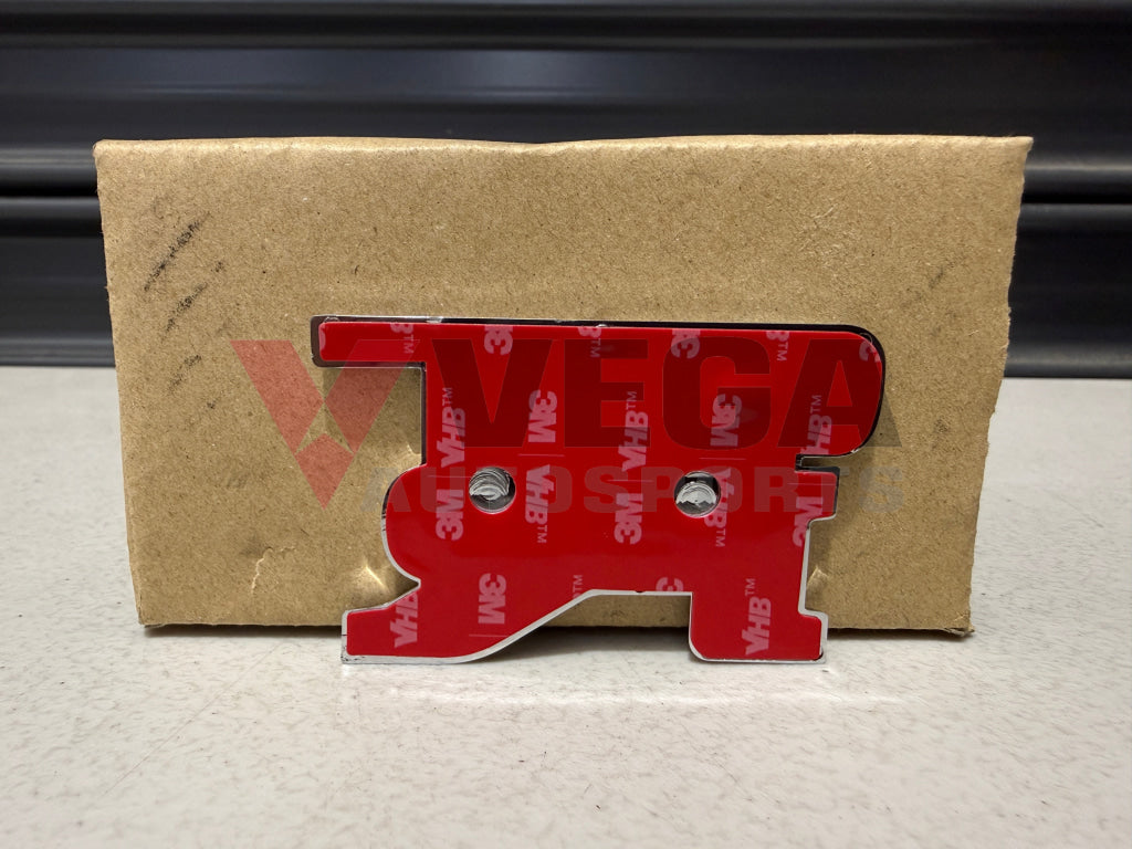 GTR Boot Lid Badge (Replica) to suit Nissan Skyline R32 GTR (Jet Silver Metallic KG1) Emblems Badges and Decals