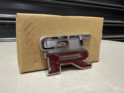 GTR Boot Lid Badge (Replica) to suit Nissan Skyline R32 GTR (Jet Silver Metallic KG1) Emblems Badges and Decals