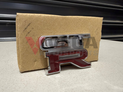GTR Boot Lid Badge (Replica) to suit Nissan Skyline R32 GTR (Jet Silver Metallic KG1) Emblems Badges and Decals