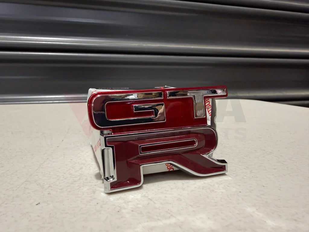 GTR Boot Lid Badge (Replica) to suit Nissan Skyline R32 GTR (Red Pearl AH3) - Vega Autosports