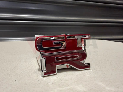 GTR Boot Lid Badge (Replica) to suit Nissan Skyline R32 GTR (Red Pearl AH3) - Vega Autosports