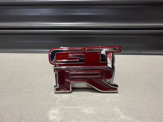 GTR Boot Lid Badge (Replica) to suit Nissan Skyline R32 GTR (Red Pearl AH3) - Vega Autosports