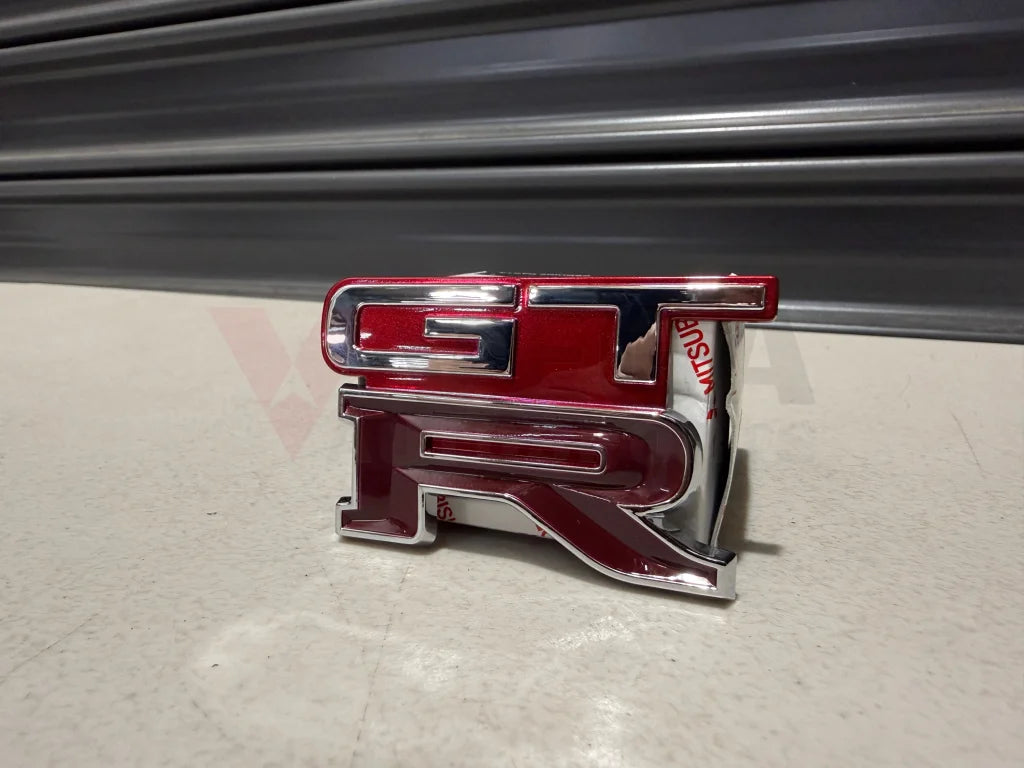 GTR Boot Lid Badge (Replica) to suit Nissan Skyline R32 GTR (Red Pearl AH3) - Vega Autosports