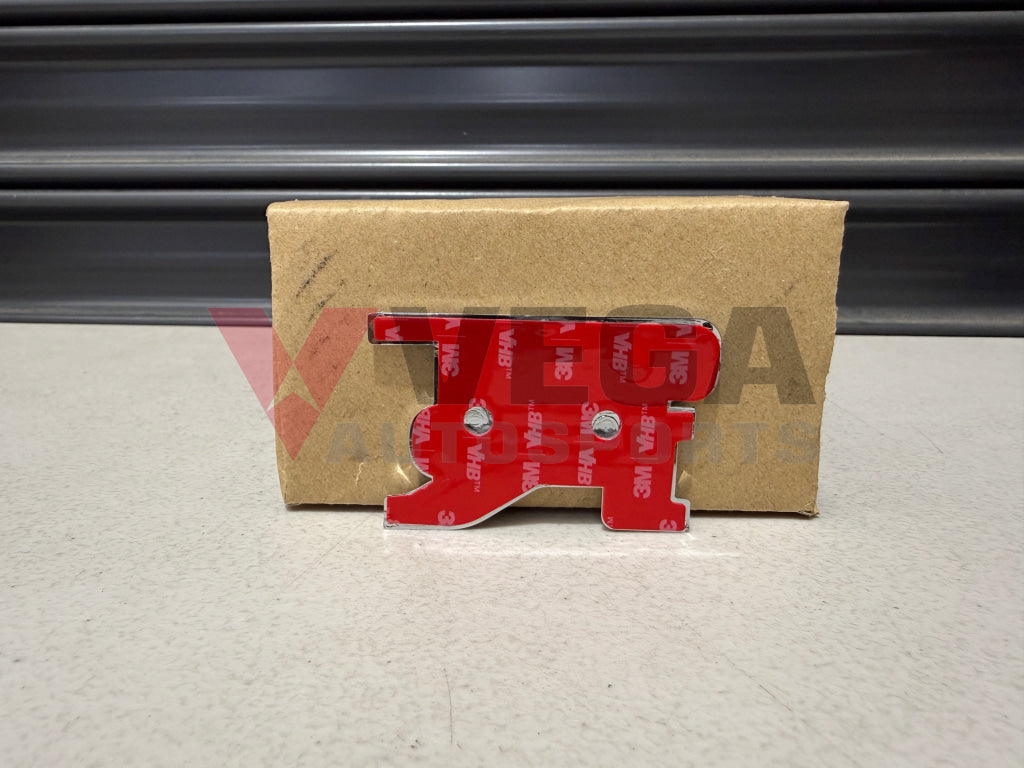 GTR Boot Lid Badge (Replica) to suit Nissan Skyline R32 GTR (Spark Silver Metallic KL0) Emblems Badges and Decals